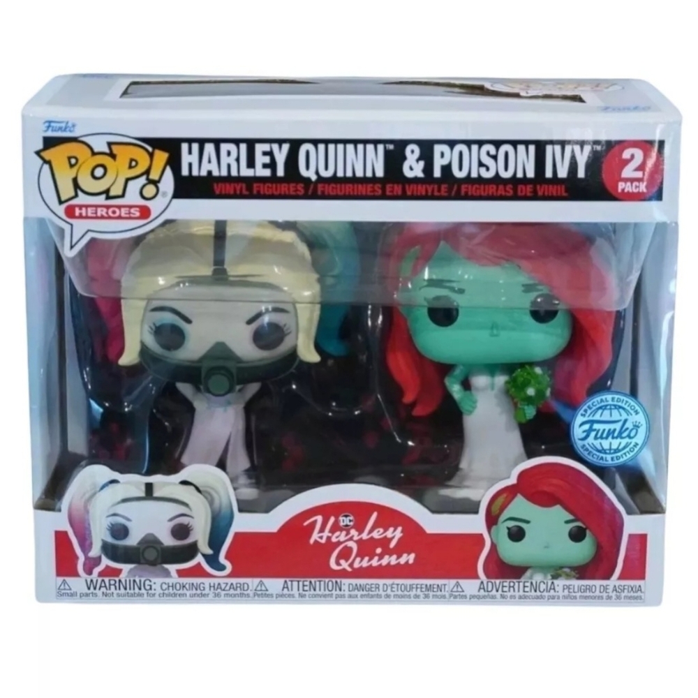 Harley Quinn and Poison Ivy Wedding Funko Pop! Figure 2-Pack SE Exclusiv…